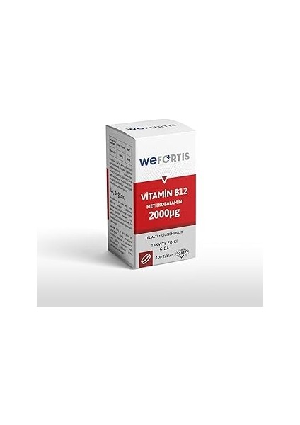 Weforti̇s B12 (Methylcobalamin) 100 Çiğneme Tablet