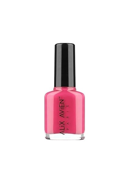 Alix Avien Fuşya Oje 101 - Yüksek Pigmentli Uzun Süreli Kalıcılık Hızlı Kuruma - Nail Lacquer 101