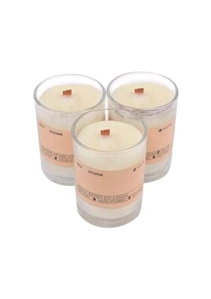 X-Perk Portakal Kokulu Şat Bardak Mum 3'lü Set