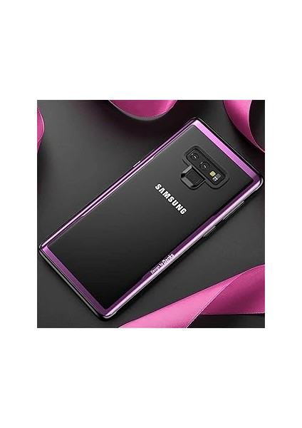 Benks 9046 Note 9 ile Uyumlu Kılıf, Magic Shiny Glass, Mor