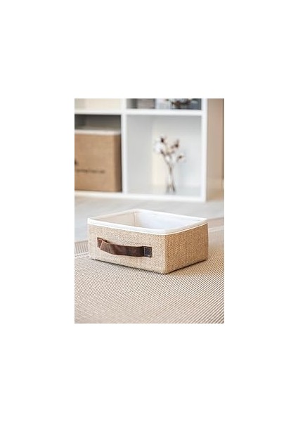 Bee Jüt Dolap Içi Organizer Takı, Makyaj, Banyo, Ofis Düzenleyici Saklama Kutusu Organizer 26X2