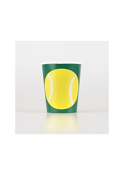 Meri Meri - Tennis Cups - Tenis Bardaklar - 8'li