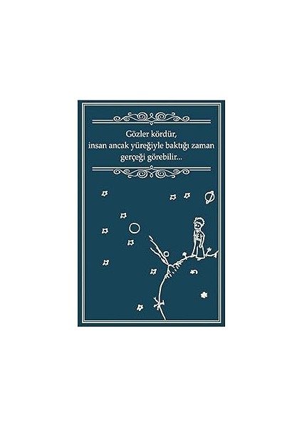 Dekolia Kuşe Kağıt Duvar Posteri Gözler Kördür Insan Ancak Yüreğiyle DRTR0048