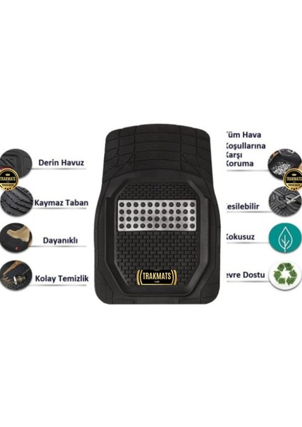 Porsche Taycan ( Elektrikli) 2018-2019-2020-2021-2022-2023-2024-2025 Havuzlu Oto Paspas Orbital Krom Yeni Üretim 3D Araba Paspası Esnek modelleri