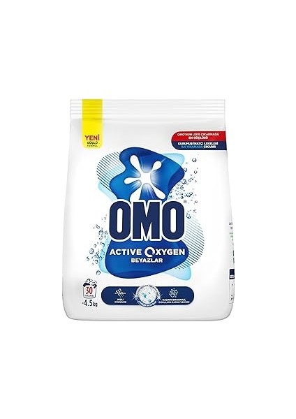Oxygen Toz Çamaşır Deterjanı Beyazlar Için, 4.5 kg