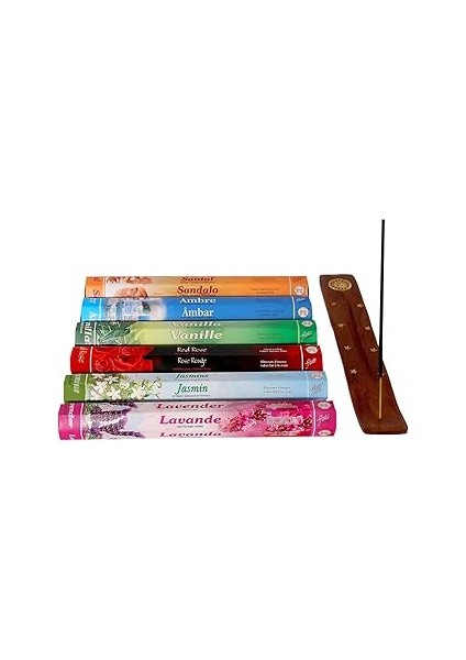 Flute Çubuk Tütsü Seti, 6’lı Karma Tütsü Seti 6X20 (120 Çubuk)