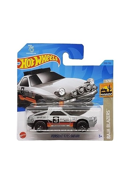 Hot Wheels - Porsche 928S Safari - Baja Blazers 5/10 - HKG46 - Short Card - Sparco - Bilstein - Bbs