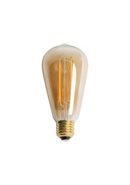 Cata 8W Rustik LED Ampul ST64 E27 Amber