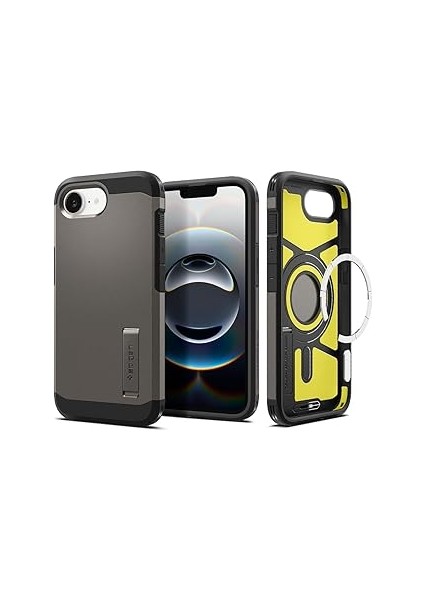 Spigen 16E ile Uyumlu Ekstra Dayanıklı Kılıf Tough Armor Ai Hava Kanalı Teknolojisi