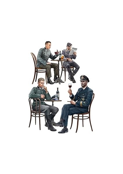 Miniart Alman Askerleri, Molded Color