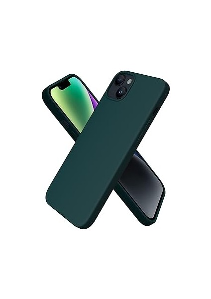 14 Kılıf 6.1 ile Uyumlu, Uruchi Ince Sıvı Silikon 3 Katmanlı Tam Kaplamalı Yumuşak