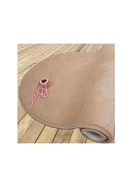 My Evilla Yıkanabilir Seccade Yumuşak Uzun Tüylü Peluş Puffy Diz Ağrıtmayan Namazlık Bej