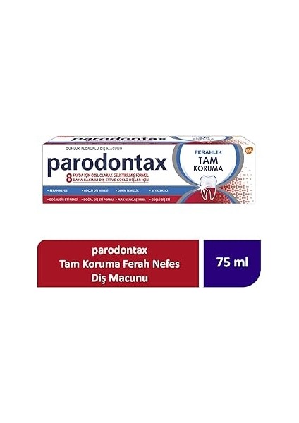 Parodontax Diş Eti Bakımı Tam Koruma Diş Macunu 75 ml