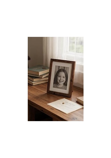 Emores Ahşap Resim Çerçevesi 4'lü Set Halinde 13 x 18 cm Boyutunda