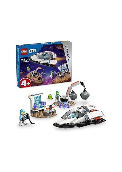 City Uzay Gemisi ve Asteroit Keşfi 60429-4 Yaş ve Üzeri Çocuklar Için Uzay Laboratuvarı Içeren