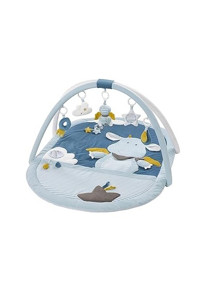 Fehn 3 Boyutlu Aktivite Battaniyesi ve Oyun Matı, 5 Çıkarılabilir Oyuncaklı, 0+ Yaş, Kale