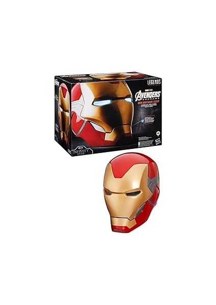 Avengers Legends Serisi Iron Man Elektronik Kask, Light Fx, : Endgame Yetişkin Kolek