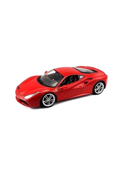 Bburago 15616008R – 1: 18 Ferrari Race ve Play 488 Gtb Araba, Kırmızı