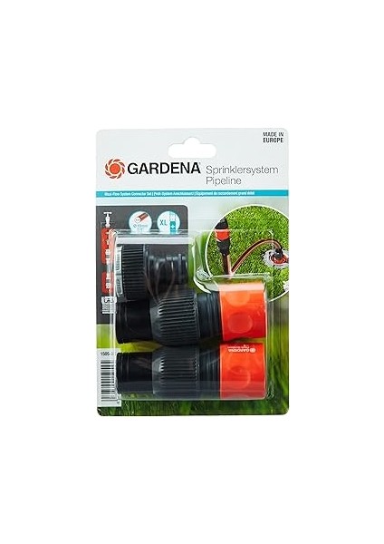 Gardena 1505-23 Kit, Siyah, Gri, Turuncu