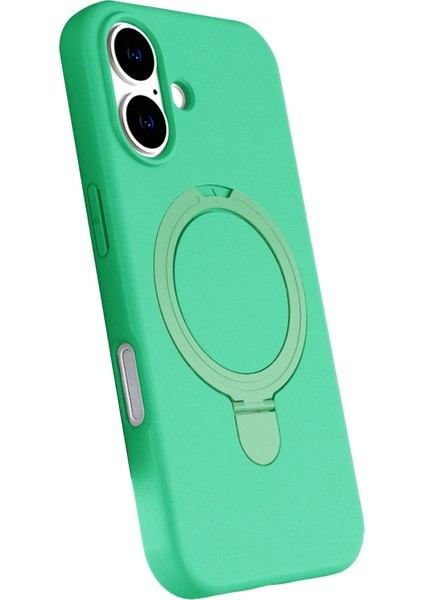 Iphone 16 Regal Standlı Kapak - Yeşil modelleri