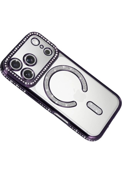 Iphone 17 Joke Simli Magneticsafe Kılıf - Derin Mor modelleri