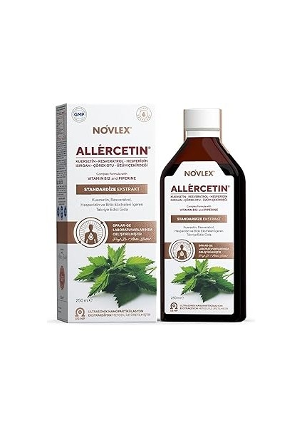 Novlex All'ercetin Ekstrakt Kuersetin, Resveratrol ve Bitki Ekstreleri Içeren Takviye Edici Gıda 25