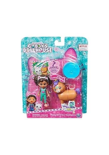 Gabby's Dollhouse, Cat-Tivity Set, Kittycorn At – Gabby ve Kico Gökkuşağı Tek Boynuzlu At Seti, 3 Y