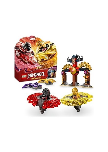 Ninjago Ejderha Spinjitzu Savaş Paketi 71826-6 Yaş ve Üzeri Çocuklar Için 2 Ninja Minifigürü I