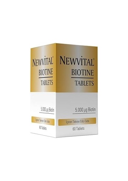 Rc Farma Newvital Biotine 5000MCG 60 Tablet
