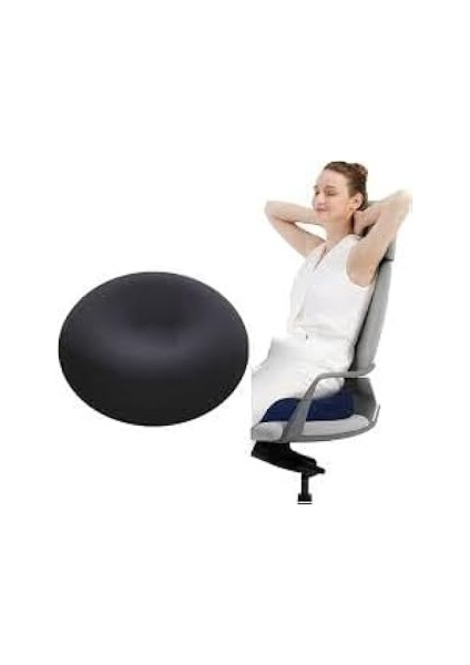 Ortopedik Oturma Simidi Koltuk Minderi Kuyruk Sokumu Yastığı Yuvarlak