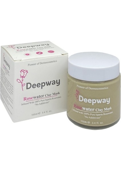Way 100 Ml. Doğal Gül Suyu Içeren Kil Maskesi