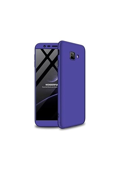 Microsonic J4 Core Için Kılıf Double Dip 360 Protective Lacivert [galaxy J4 Core ile