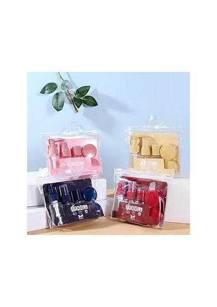 Hombak 8 Parça Seyahat Tipi Kolay Taşınabilir Temizlik Banyo Seti Şık Görünümlü Kozmetik