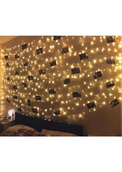 10MT Rgb 100 LED Fișli Ağaç Dekoratif Aydınlatma, Noel ve Yılbaşı Partisi Süsleme