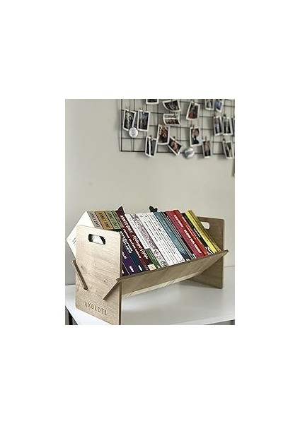 Axolotl Masaüstü Kitaplık Raf Masaüstü Kitap Düzenleyici (50CM)