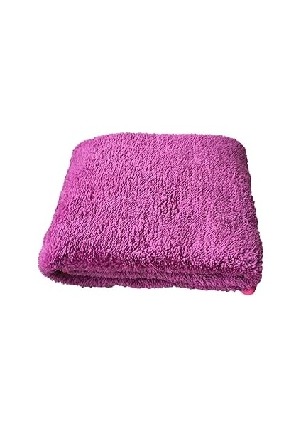 Ti̇neke Kedi ve Köpek Battaniyesi Yumuşak Welsoft Peluş Yıkanabilir Mor 1 Adet Küçük Boy 80X60