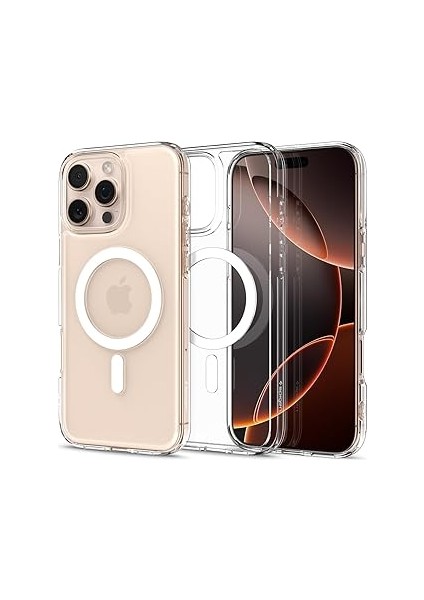 Spigen 16 ile Uyumlu Ince Kılıf Hybrid Sararma Karşıtı Duraclear Hava Kana