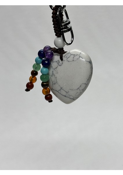 Havlit Doğaltaş Anahtarlık Charm Kalp indirimleri