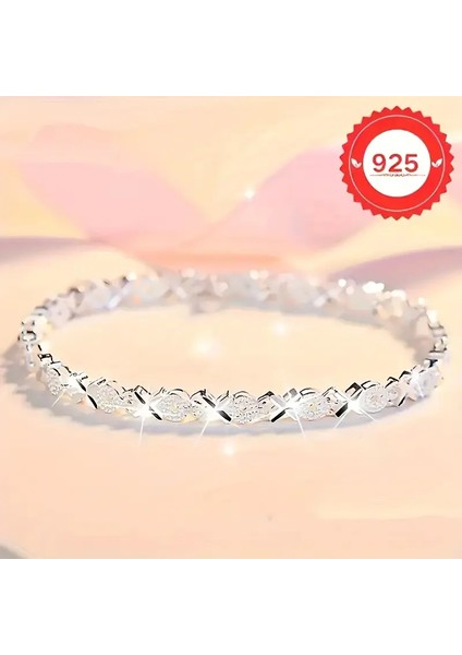 Fioréa 925 Ayar Gümüş Bileklik Sevgililer Günü , Annenize Verilecek En Güzel Gümüş Hediyesi