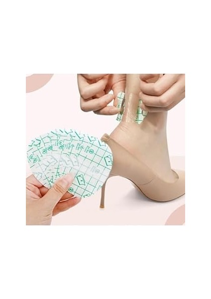 Topuk Bandı Ayakkabı Vurma Sürtünme Önleyici Su Geçirmez Şefaf Koruyucu Bant Ayak Parmakları Vurmay