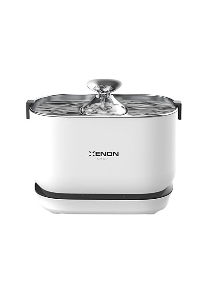 Xenon Otomatik Şarj Edilebilir Bataryalı Kedi Su Sebili Hareket Sensörlü Pet Su Çeşmesi Kablo