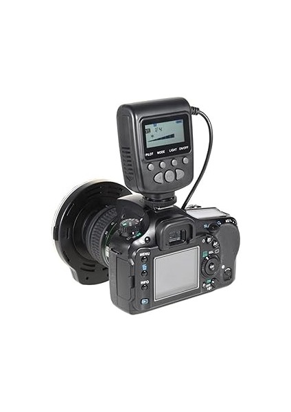 Ayex Makro Halka Flaş FC-110 Halka Lamba, Dslr Slr Kameralar Için Uygun, Flaş ve Sürekli Işık