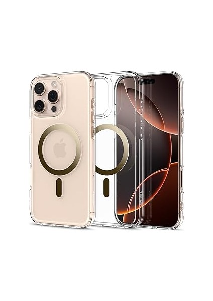Spigen 16 ile Uyumlu Ince Kılıf Hybrid Sararma Karşıtı Duraclear Hava Kana