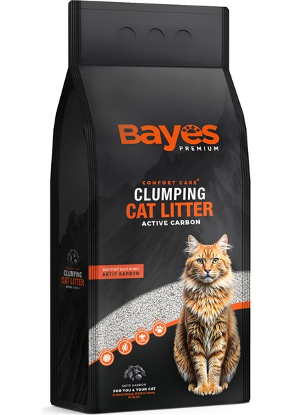 Aktif Karbonlu Bentonit Kedi Kumu – Ekstra Güçlü Temizlik ve Ferahlık!