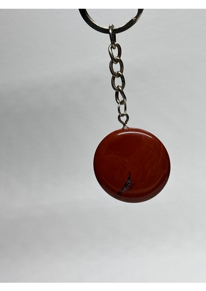 Jasper Doğaltaş Anahtarlık Charm Daire
