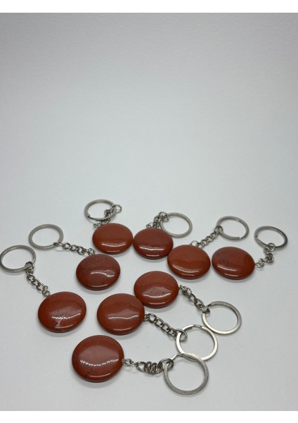 Jasper Doğaltaş Anahtarlık Charm Daire modelleri
