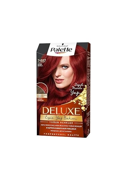 Deluxe Yoğun Renkler 7-887 Ateş Kızılı