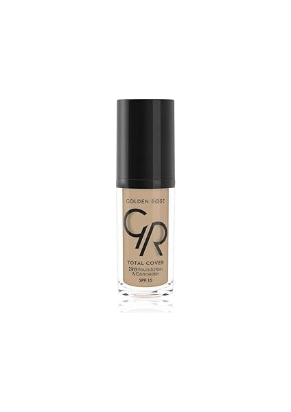 Golden Rose Total Cover 2ın1 Foundation&concealer No:06 - Fondöten