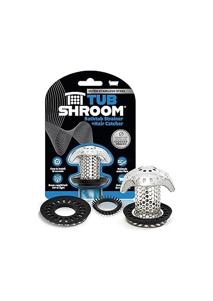 Tubshroom Devrim Niteliğinde Küvet Gider Koruması, Saç Süzgeci/trampet Gider Süzgeci, Paslanm