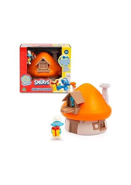 Pitufos Famosa, Figürlü Ev, 5 Cm, Evin Iç Kısmı, Bölüm, Dolap, Sandalye, Yatak ve Başucu Masası, 3